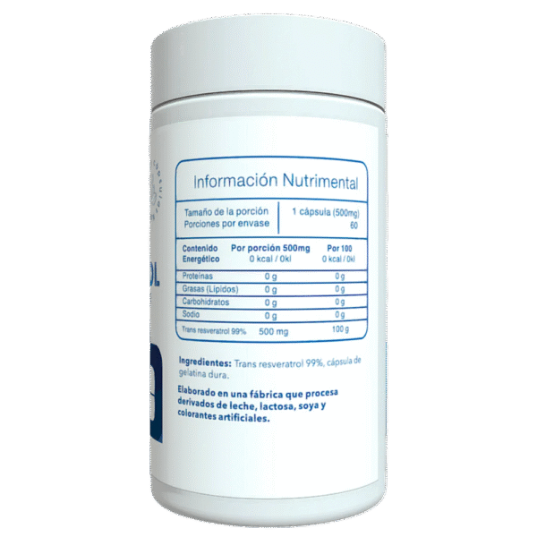 Essentials Trans-Resveratrol 60 cap - Image 2