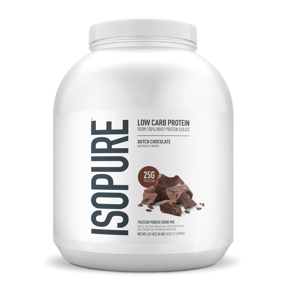 Isopure Proteina Low Carbs 4.5 Lbs 62 servicios Chocolate