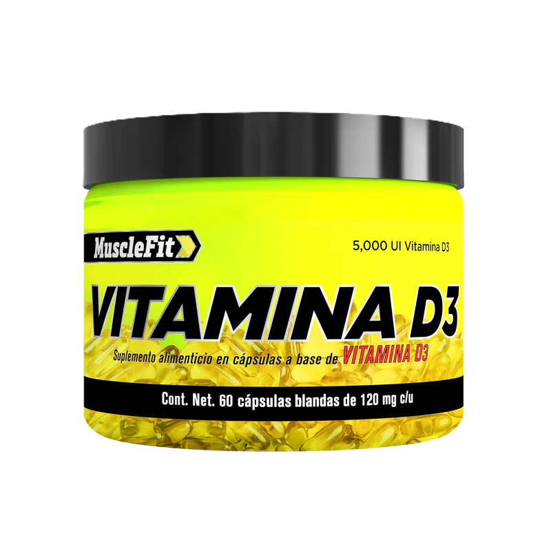 Musclefit Vitamina D3 60 capsulas