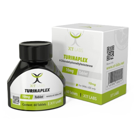 XT Labs Turinaplex 10mg 60 Tabletas (Chlorodehydromethyltestosterone)