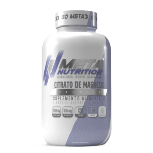 Meta Nutrition Citrato de Magnesio Premium 120 Caps 40 Servicios