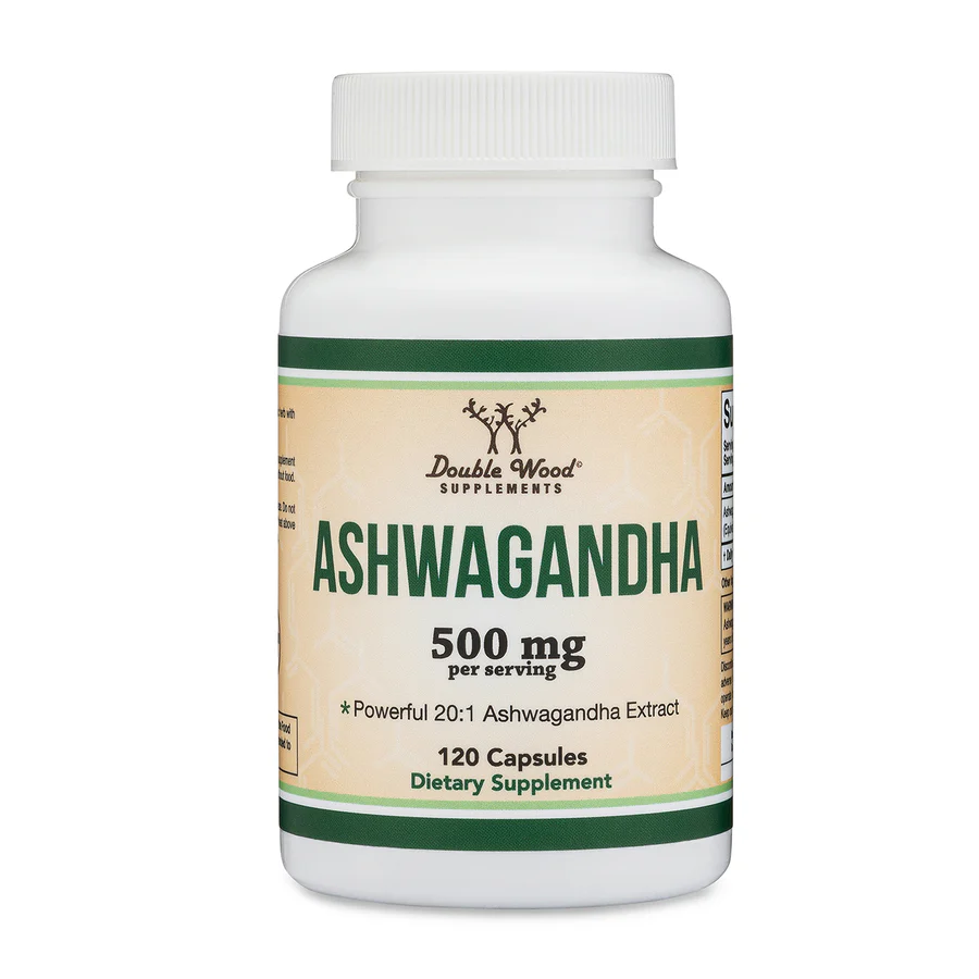Double Wood Ashwagandha 500mg 120 Capsulas