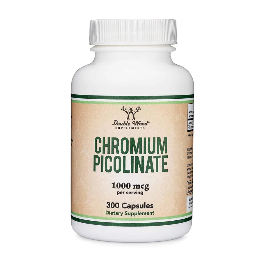 Double Wood  Picolinato de Cromo 1000mcg 300 Capsulas