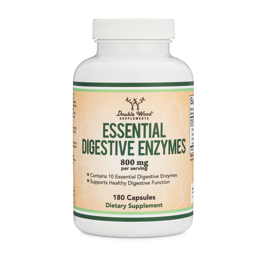 Double Wood Enzimas Digestivas 800mg 180 Capsulas