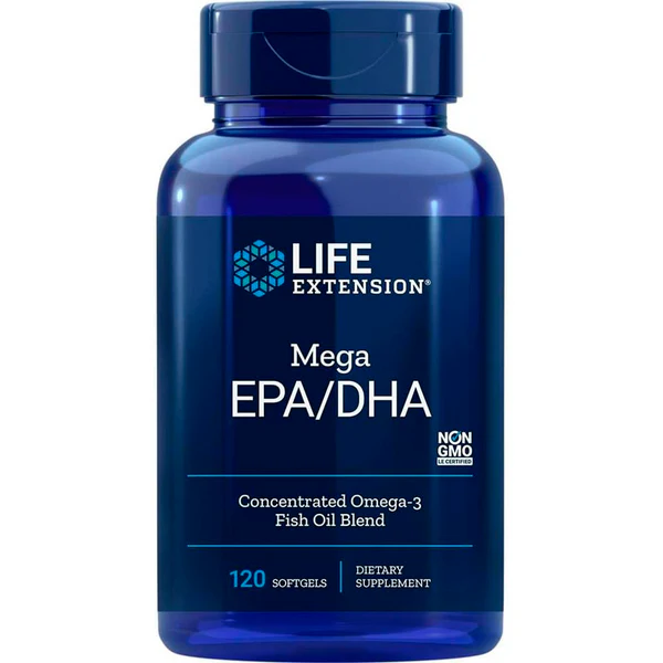 Life Extension Mega EPA DHA 120 Softgels