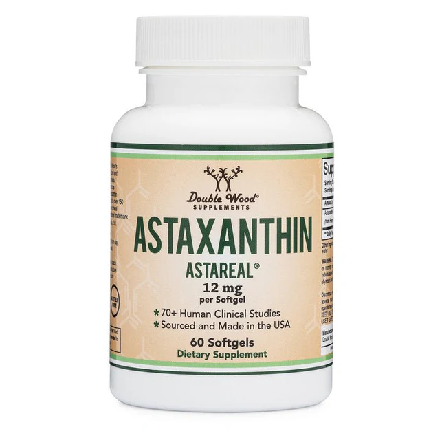 Double Wood Astaxantina (astareal) 12 Mg 60 Softgels