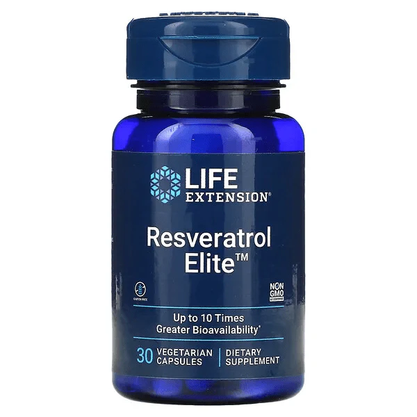 Life Extension Resveratrol Elite 60 Veg Capsulas