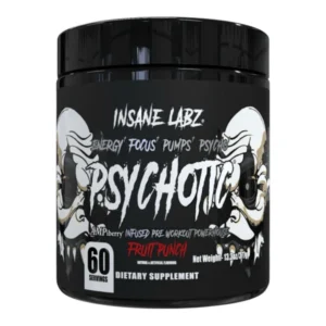 Insane Labz Psychotic Black Pre Entreno 60 Servicios