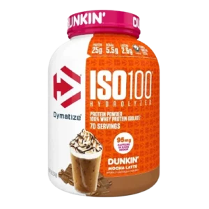 Dymatize Iso 100 Proteina Hidrolizada Dunkin 5 Lbs 2.3Kg 70 Servicios