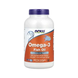 Now Foods Aceite De Pescado Con Omega-3, 1000 Mg, 200 Cápsulas