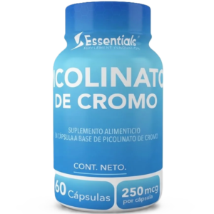 Essentials Picolinato de Cromo 60 Cápsulas