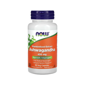 Now Foods Ashwagandha 450mg 90 Caps.