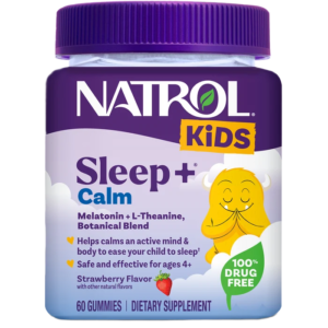 Natrol Kids Sleep+Calm Melatonin y L-theanine 60 gummies